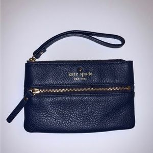 Kate Spade New York Blue Wristlet.